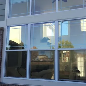 new vinyl windows replaced hail damaged ones in Aurora, CO