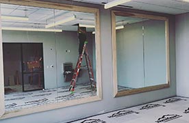large mirrors for workout room
