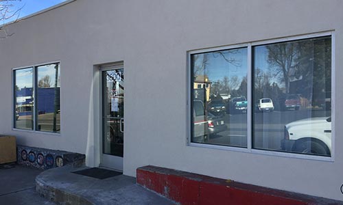 a storefront with new windows
