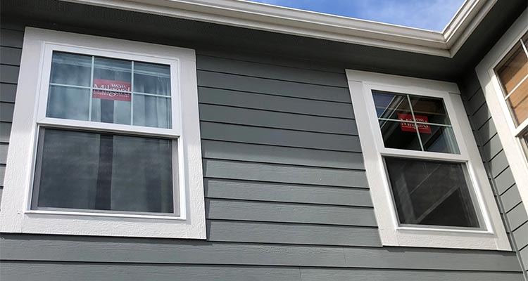 milgard replacement vinyl windows installed in house